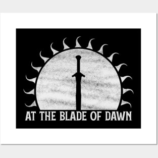 At the Blade of Dawn (Silver): Fantasy Design Posters and Art